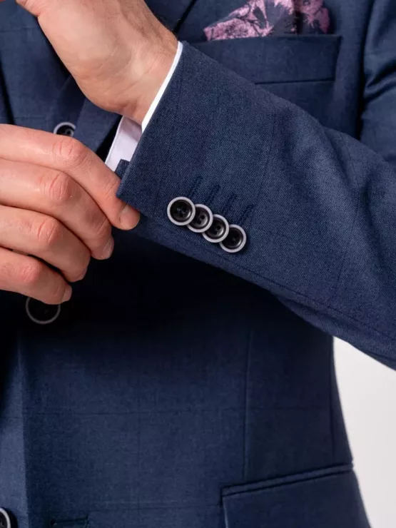 Костюм-тройка светло-синего цвета Каталог