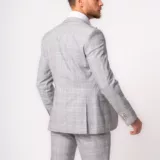 Костюм-тройка светло-серый цвет в клетку Каталог