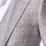 Костюм-тройка светло-серый цвет в клетку Каталог