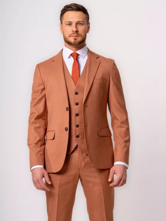 Костюм-тройка цвет «бурбон» Каталог