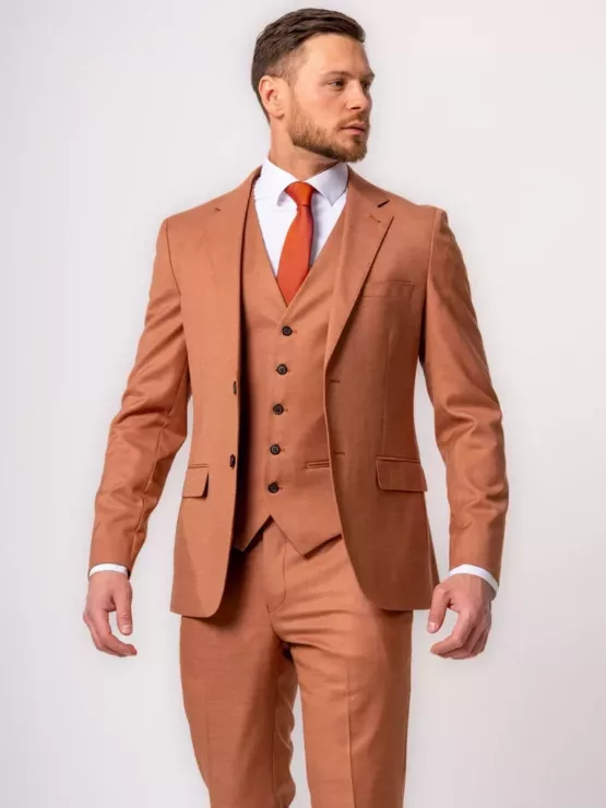 Костюм-тройка цвет «бурбон» Каталог