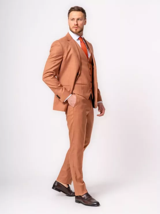Костюм-тройка цвет «бурбон» Каталог