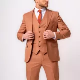 Костюм-тройка цвет «бурбон» Каталог