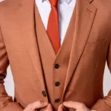 Костюм-тройка цвет «бурбон» Каталог