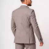 Костюм-тройка кофейный в клетку Каталог