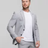 Костюм-двойка пепельно-серого цвета Каталог