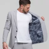 Костюм-двойка пепельно-серого цвета Каталог