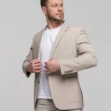 Костюм-двойка бежевый цвет Каталог