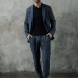 Casual костюм серого цвета Брюки