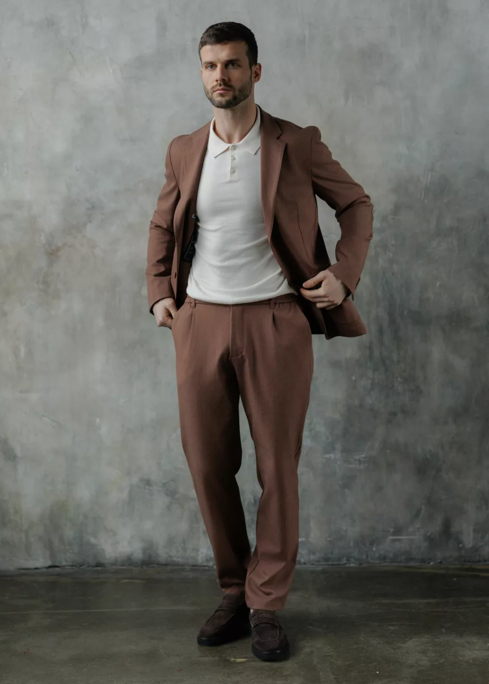 Casual костюм цвет «бохо» Брюки