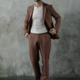 Casual костюм  цвет «бохо» Брюки