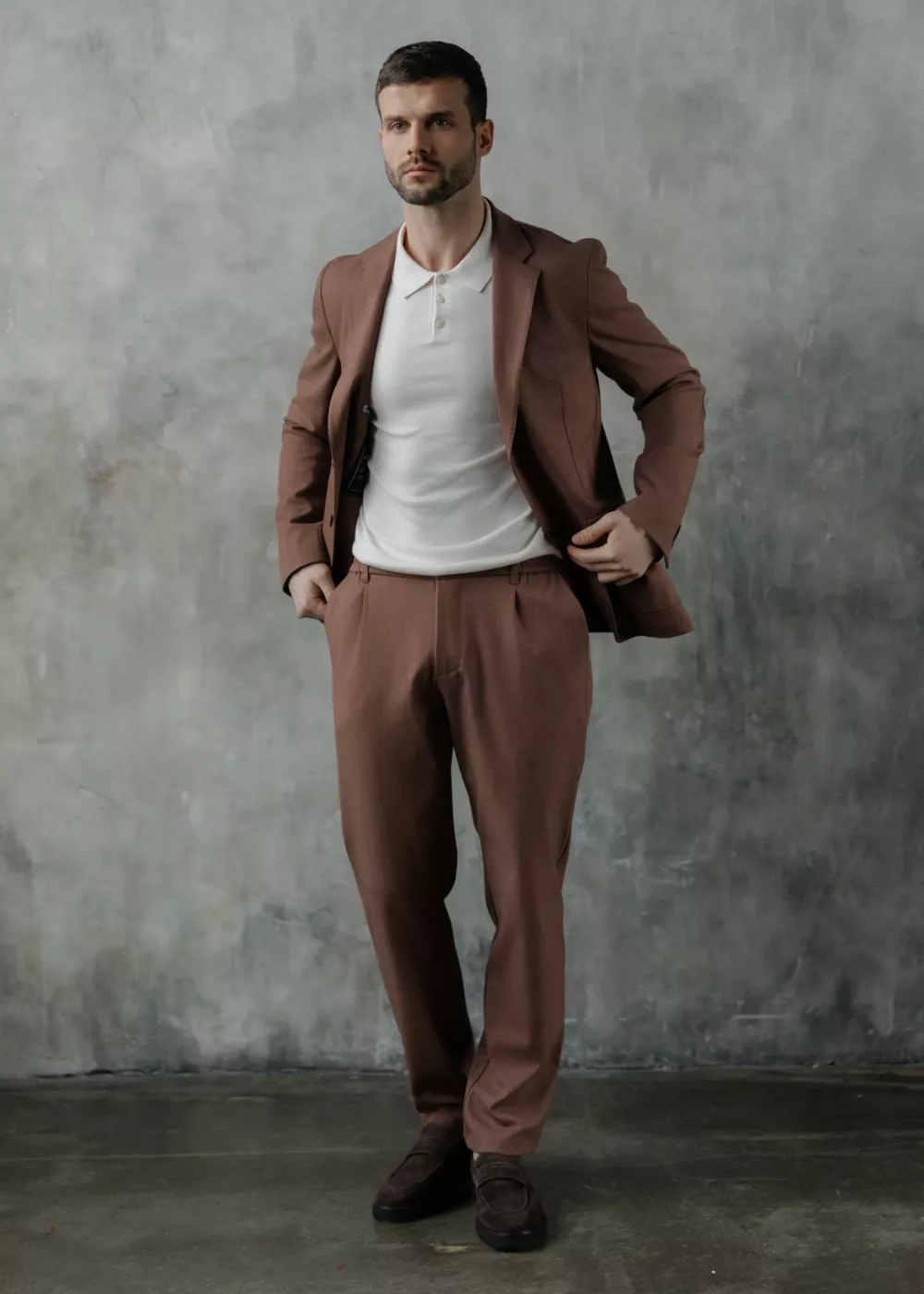 Casual костюм  цвет «бохо» Брюки