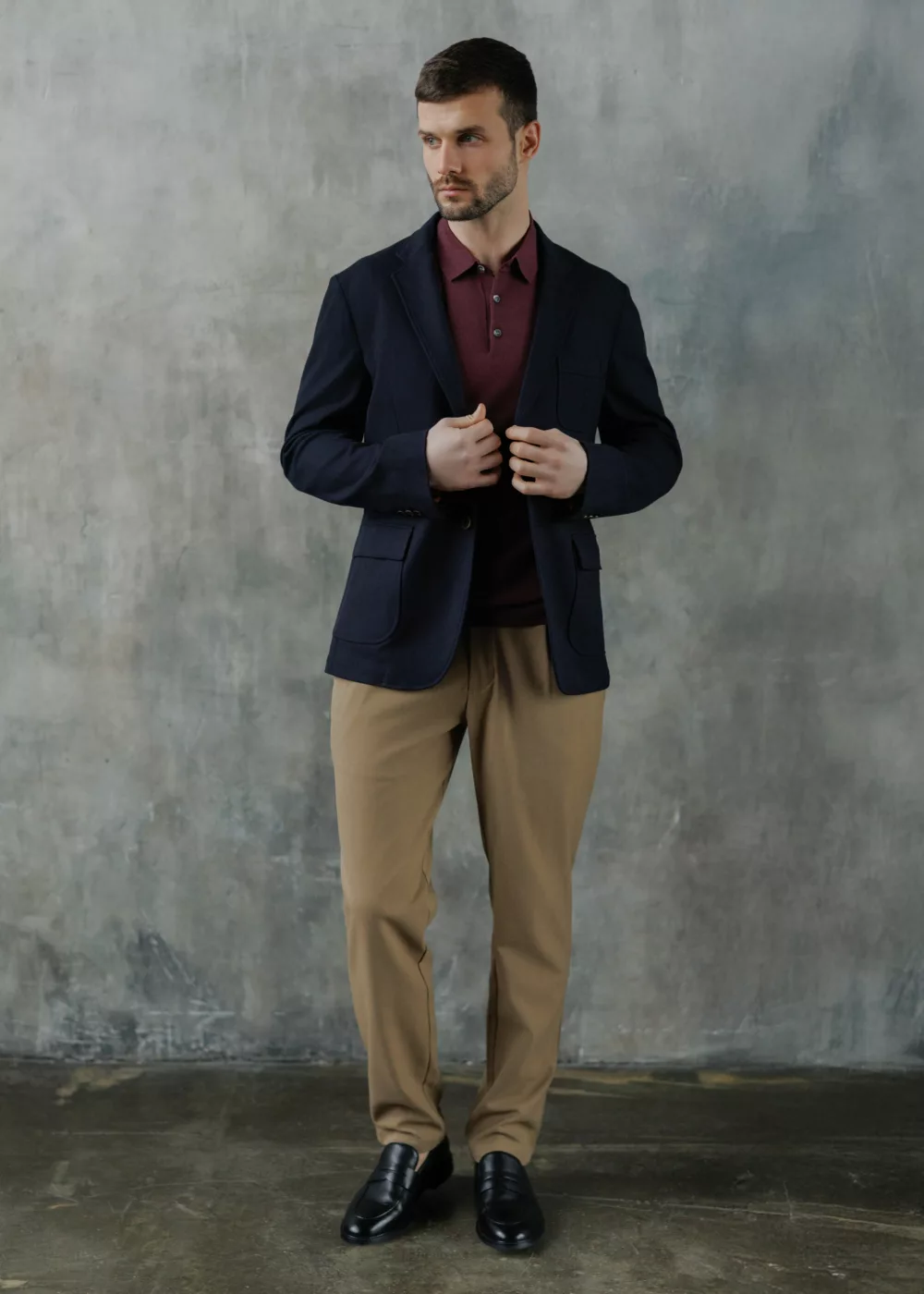 Casual костюм-двойка комбинированный Брюки