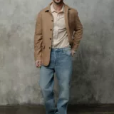 Блейзер цвет бежевый Брюки