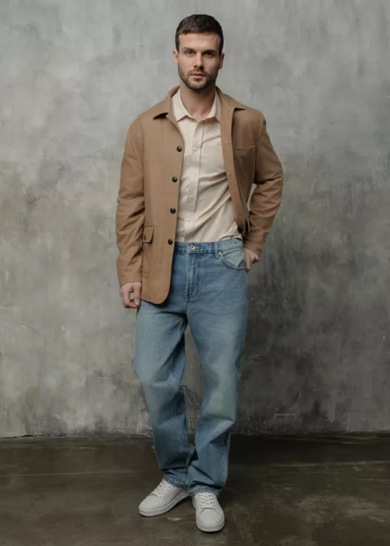 Блейзер цвет бежевый Брюки