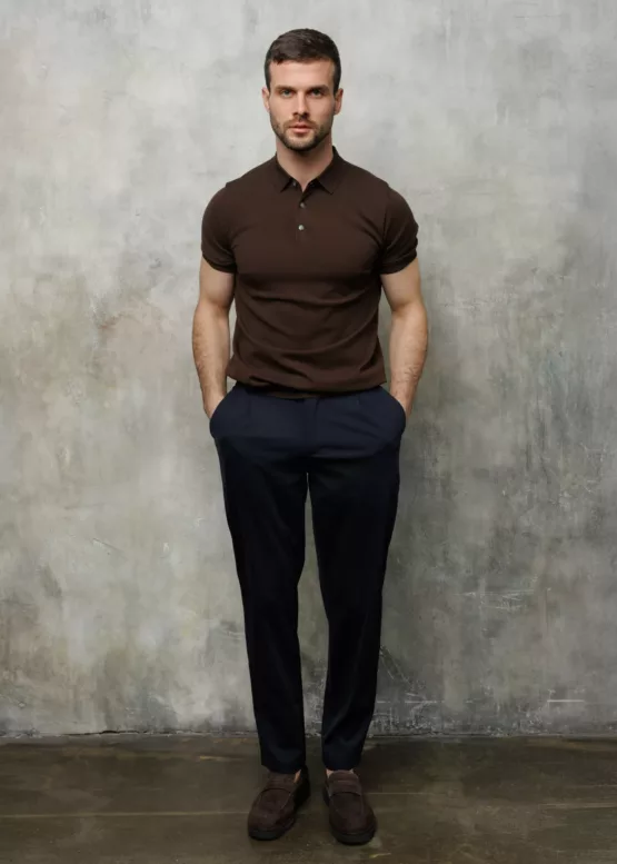 Брюки » Марсело» синего цвета Брюки