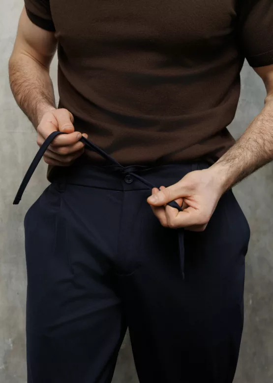 Брюки » Марсело» синего цвета Брюки