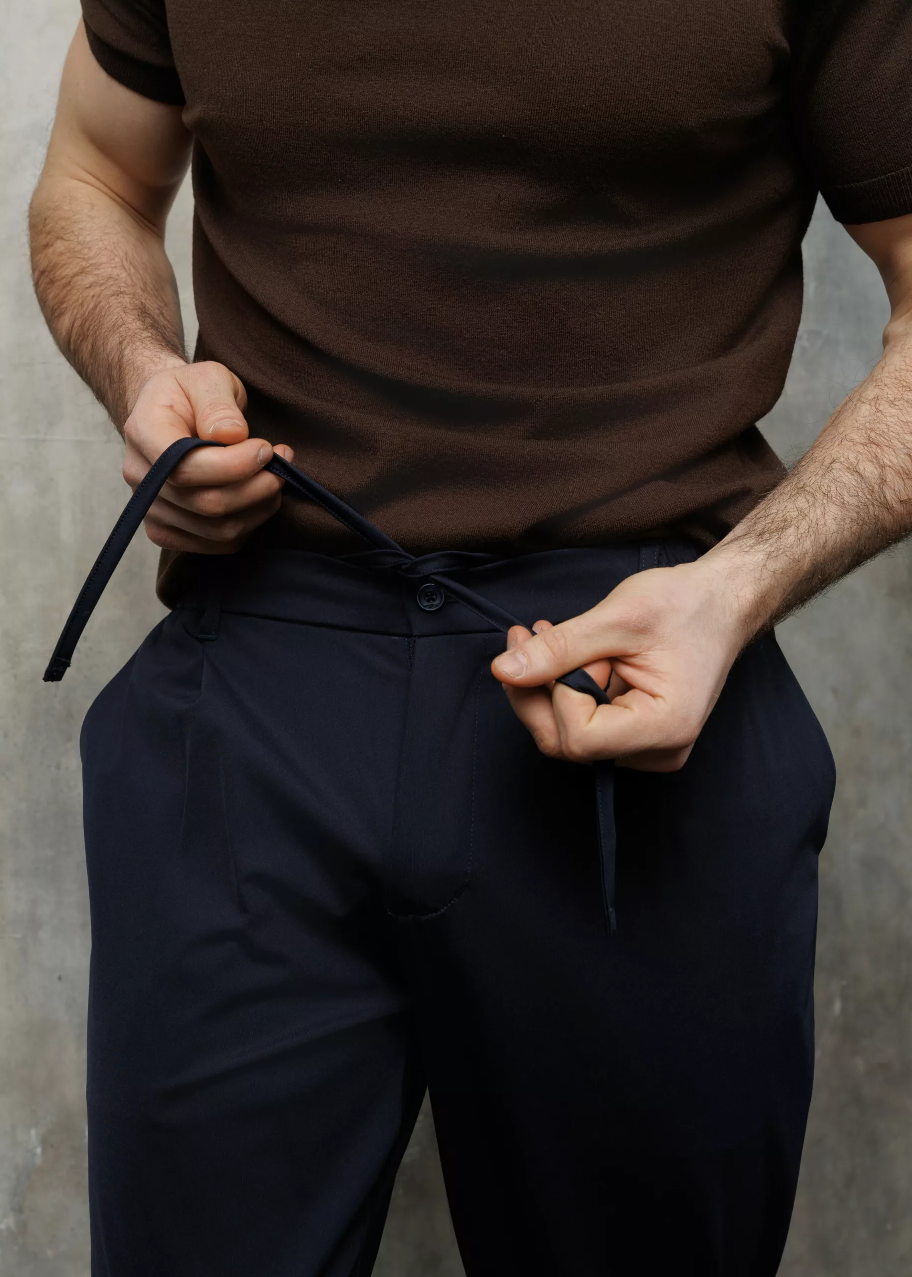 Брюки » Марсело» синего цвета Каталог