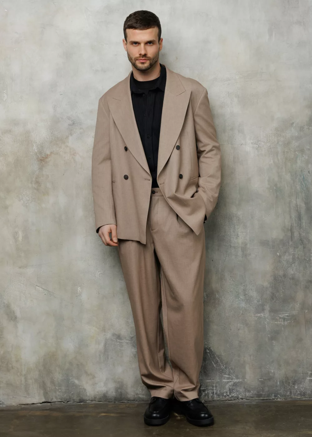 Casual костюм-овер цвет капучино Брюки