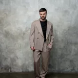 Casual костюм-овер цвет капучино Брюки