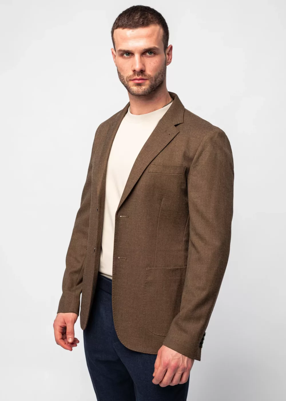 Casual пиджак пшеничный цвет Брюки