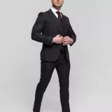 Костюм-тройка цвет винный Каталог