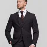 Костюм-тройка цвет винный Каталог