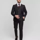 Костюм-тройка цвет винный Каталог