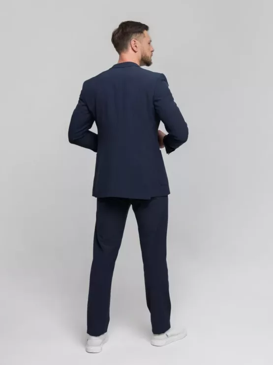Костюм-двойка темно-синего цвета Каталог