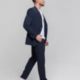 Костюм-двойка темно-синего цвета Каталог