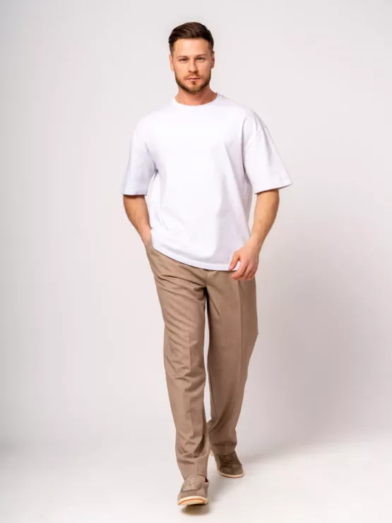 Костюм oversize цвет бежевый Каталог