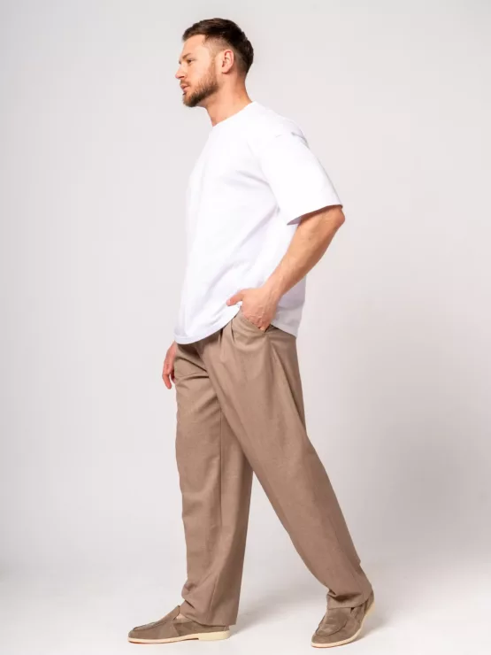 Костюм oversize цвет бежевый Каталог