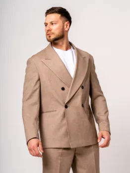 Костюм oversize цвет бежевый Клубный костюм