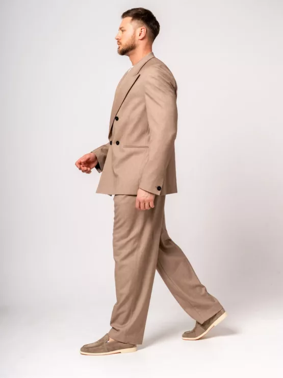 Костюм oversize цвет бежевый Каталог