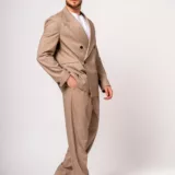 Костюм oversize цвет бежевый Клубный костюм