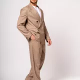 Костюм oversize цвет бежевый Каталог