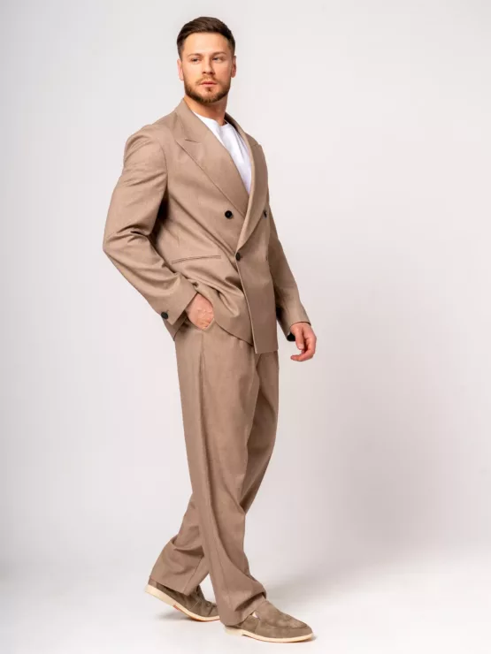 Костюм oversize цвет бежевый Каталог