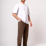 Костюм oversize двубортный коричневый Каталог