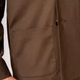 Костюм oversize двубортный коричневый Клубный костюм