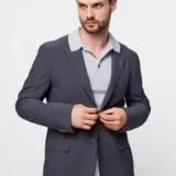 Casual костюм-двойка серый цвет Брюки