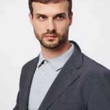 Casual костюм-двойка серый цвет Брюки