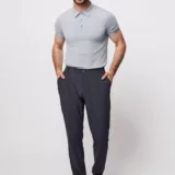 Casual костюм-двойка серый цвет Брюки