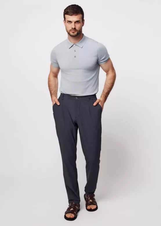 Casual костюм-двойка серый цвет Брюки