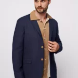 Casual костюм-двойка синий в полоску Брюки