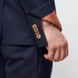 Casual костюм-двойка синий в полоску Брюки