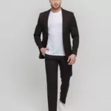 Костюм-двойка темно-коричневый Каталог