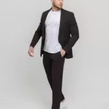 Костюм-двойка темно-коричневый Каталог