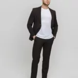 Костюм-двойка темно-коричневый Каталог