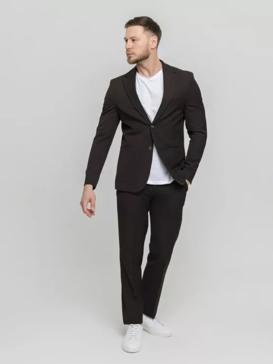 Костюм-двойка темно-коричневый Каталог