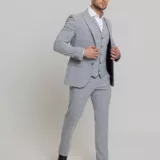 Костюм-тройка цвет серый в клетку Каталог